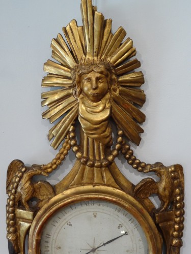 Baromètre thermomètre Louis XVI - Objet de décoration Style Louis XVI