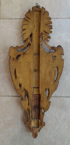 Objet de décoration Baromètre - Baromètre thermomètre Louis XVI