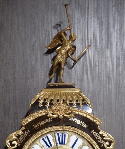 Régence - Cartel en marqueterie Boule d'époque Régence