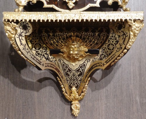 Antiquités - Cartel en marqueterie Boule d'époque Régence
