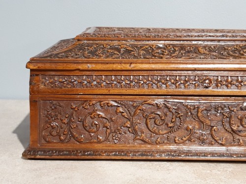 17th century - French Wedding Box, Saint Lucia Wooden, César Bagard Workshop