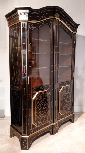 Napoléon III - French 19th century  glazed bookcase of &quot;style Regence&quot;