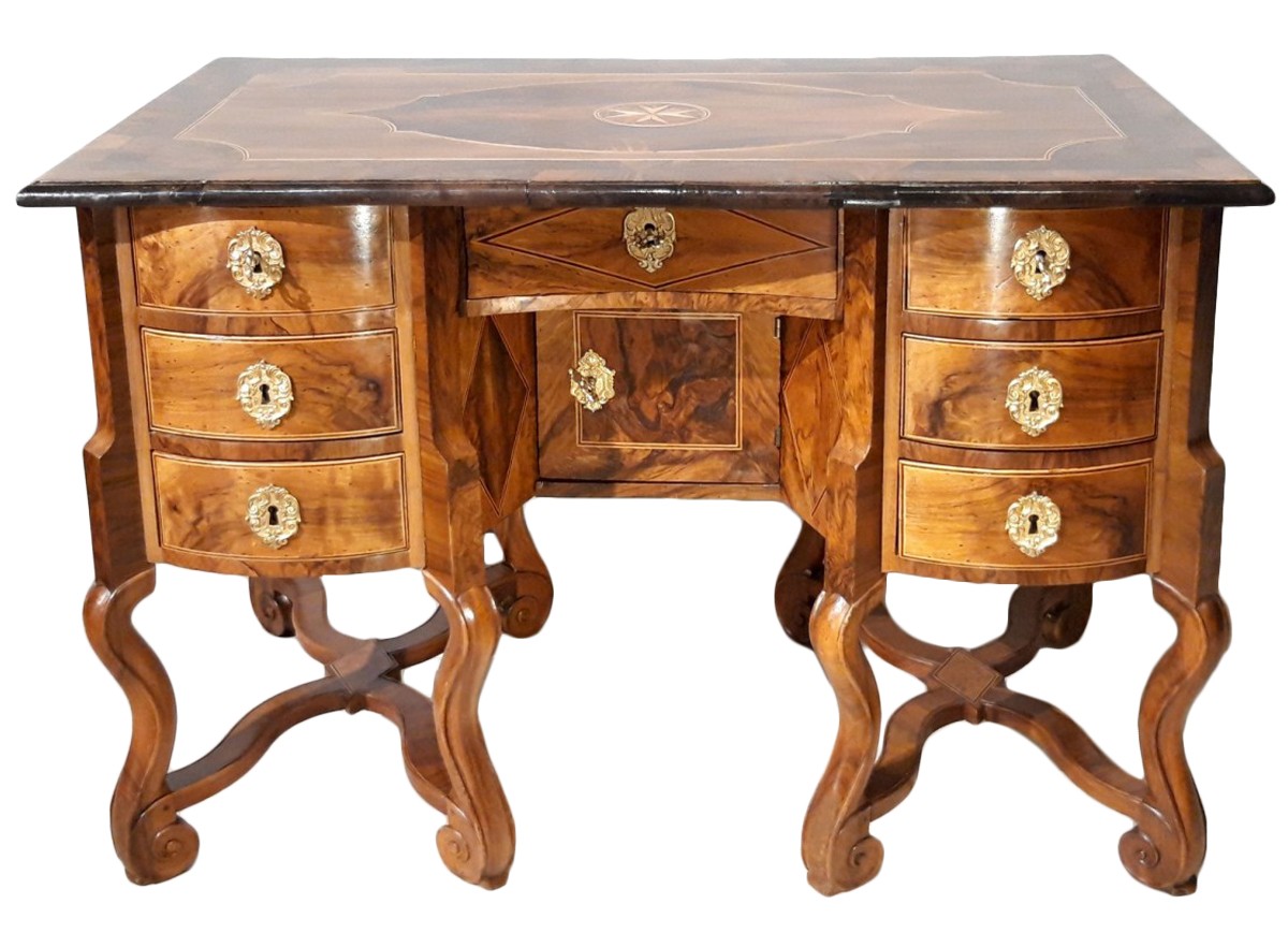 French Mazarin Desk Louis Xiv Dauphine Late 17th Century Ref 78014