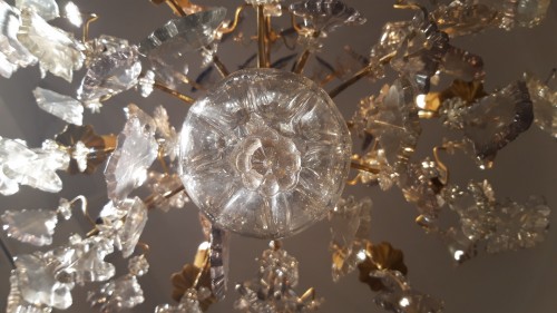 Transition - Chandelier in crystal and bronze, 18th century
