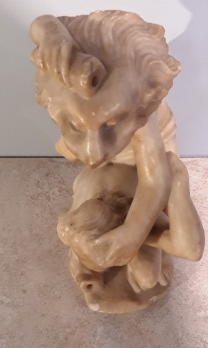 Alabaster representing Hercules from the 16th century - 