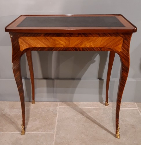 Inlaid writing table, Louis XV period - Furniture Style Louis XV