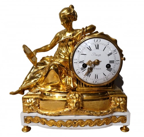 Louis XVI french clock &quot;Allegory of Prudence&quot; signed Buzot