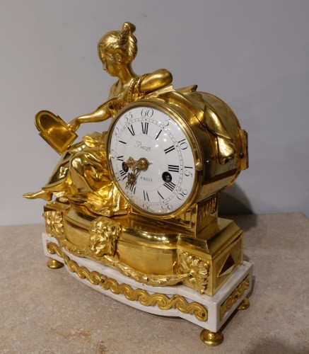 18th century - Louis XVI french clock &quot;Allegory of Prudence&quot; signed Buzot