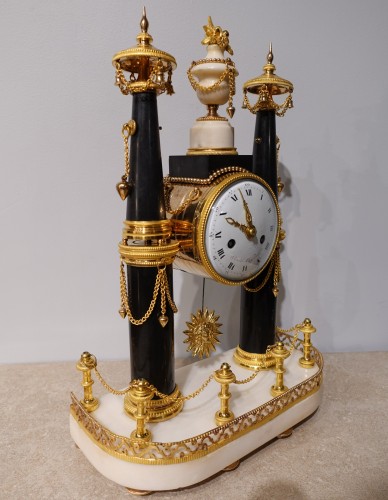 Louis XVI - French Louis XVI Portico Clock