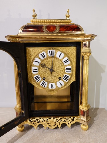 Antiquités - French Table clock signed B.G Martinot, Louis XIV, 17th century