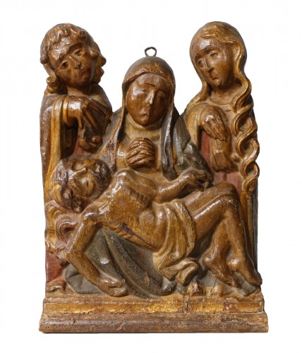 16th century  polychrome wood &quot;Pietà&quot;