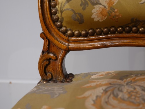 Fauteuil Louis XV estampillé « FRC Reuze » - Louis XV