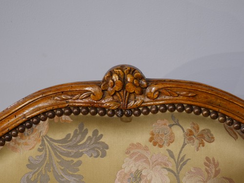 Antiquités - Louis XV armchair stamped &quot;FRC Reuze&quot;