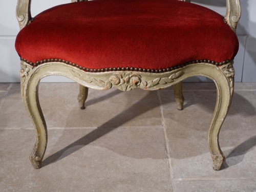 Paire de fauteuils Louis XV estampillés de F. Lapierre (1753 - 1823) - Gérardin et Cie