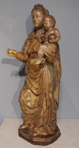 Italian Virgin And Child, Late 16th Century - Sculpture Style Renaissance