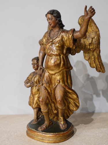 Group &quot;Tobias and the Archangel Raphael, late 17th century - 