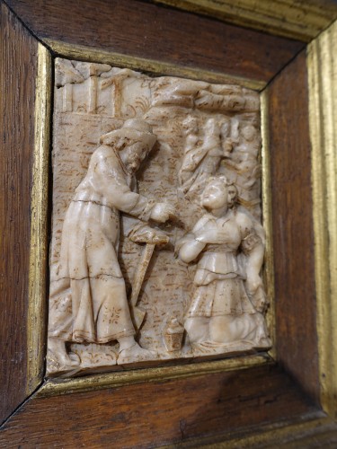 17th century - Alabaster plaque by Nicolaas Daems, &quot;Noli me tangere&quot;, early 17th century