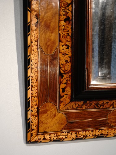 Mirrors, Trumeau  - Marquetry mirror attributed to Thomas Hache circa 1695