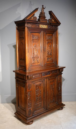 French Renaissance sideboard &quot;Ecole de Fontainebleau &quot; walnut, late 16th ce - Furniture Style Renaissance