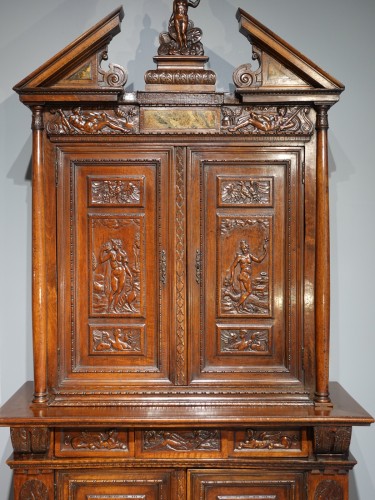 Renaissance - French Renaissance sideboard &quot;Ecole de Fontainebleau &quot; walnut, late 16th ce