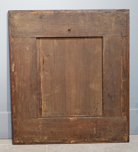 French Mirror In Marquetry, Languedoc, 17th Century - Mirrors, Trumeau Style Louis XIII