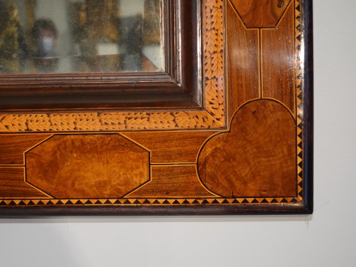 Mirrors, Trumeau  - French Mirror In Marquetry, Languedoc, 17th Century