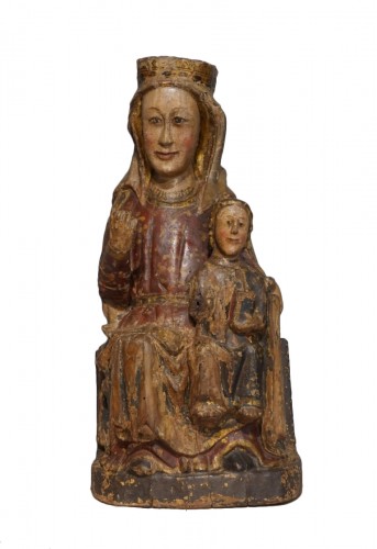 Virgin and Child in Majesty known as &#039;&#039;Sedes Sapientiae &#039;&#039;, late 13th cent