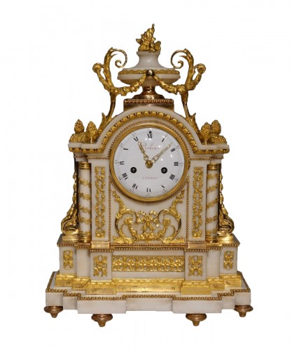 Large  Louis XVI clock by Pochon à Paris
