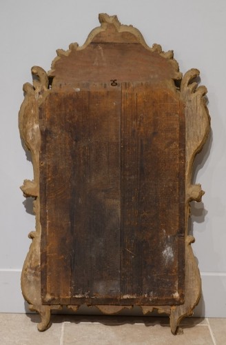 Antiquités - Mirror in gilded wood, late 18th century