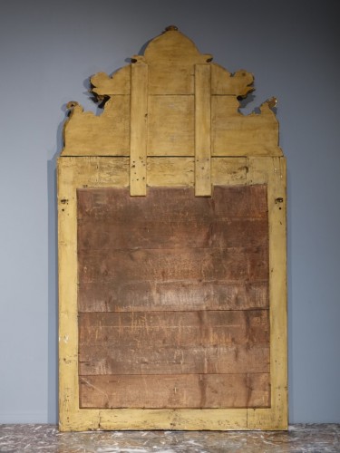 Miroir Régence à parecloses en bois doré d'époque XVIIIe - Miroirs, Trumeaux Style Régence