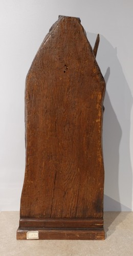 Sainte Catherine in carved oak - 15th century - 