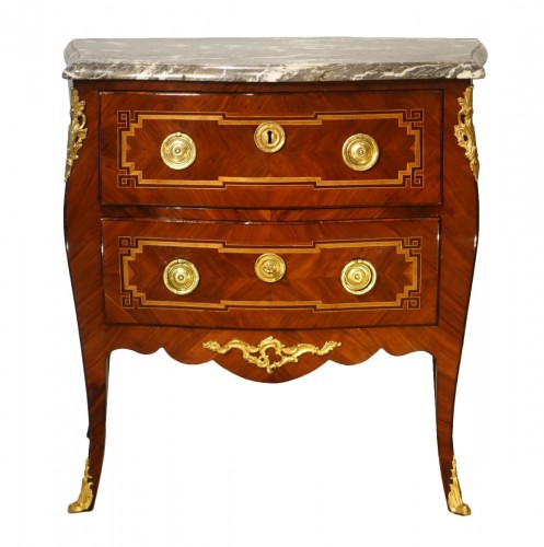 18th century inlaid Louis XV chest of drawers