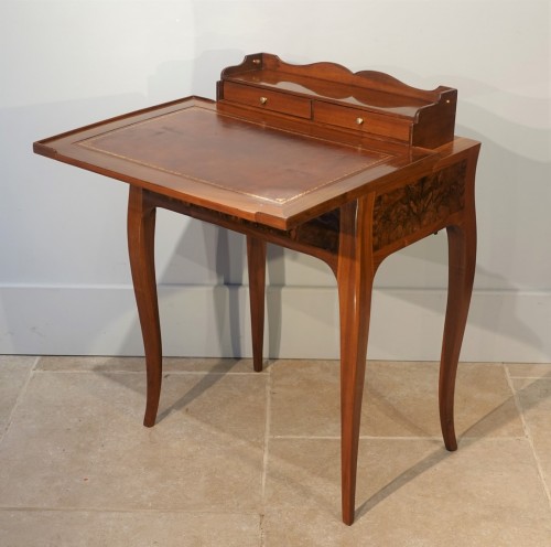 Table à écrire/bureau à transformation d'époque XVIIIe - Mobilier Style Louis XV