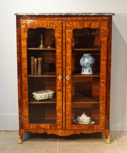 18th century - Transition bookcase stamped P. DENIZOT – 18th century 