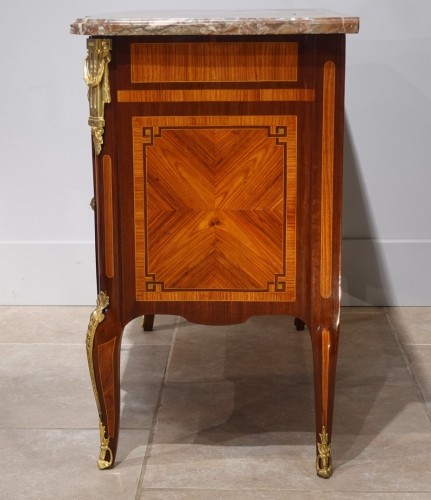 Commode Transition estampillée François Reizell d'époque XVIIIe - Gérardin et Cie