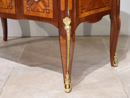 18th century - Inlaid commode stamped François Reizell, 18th century
