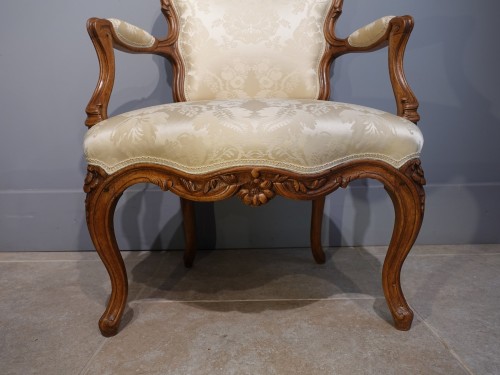 Antiquités - Suite of six armchairs attributed to Pierre Nogaret