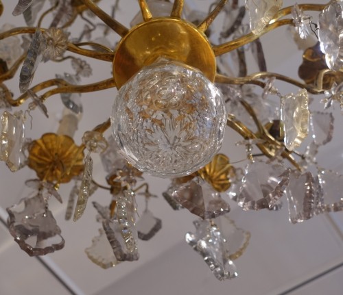  18th Century Crystal And Bronze Chandelier - 