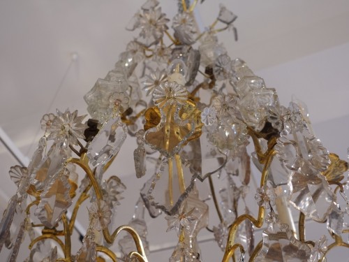  18th Century Crystal And Bronze Chandelier - Louis XV