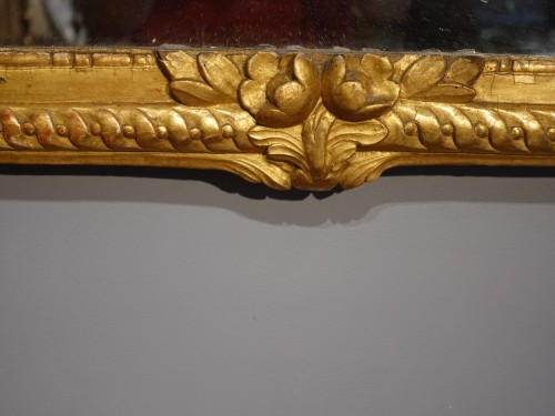 18th century - Louis XVI mirror in gilded wood, 18th century