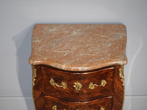 Antiquités -  Small Louis XV chest of drawers in violet wood stamped I.D.F - 18th centur