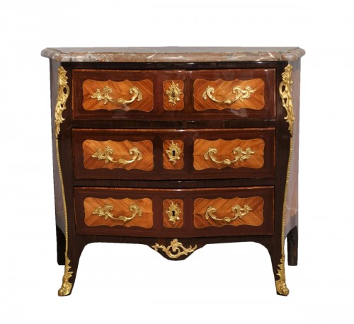Louis XV chest of drawers stamped J.B Galet - 18th century