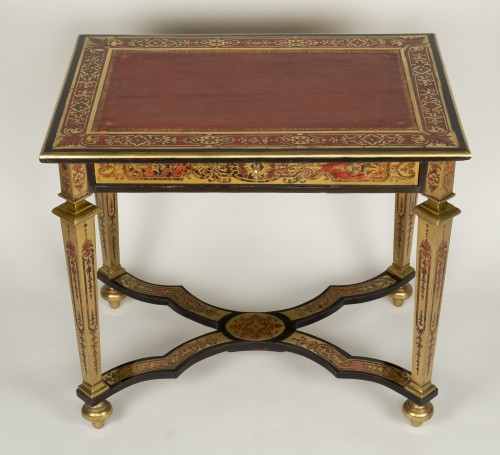 Petite table d'époque Louis XIV en marqueterie Boulle - Mobilier Style Louis XIV