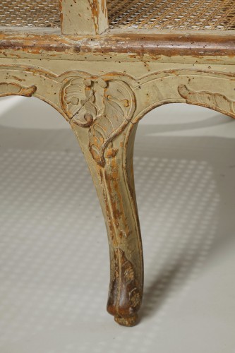 Louis XV - Duchesse à Oreille with lace-up cane bottom Louis XV period