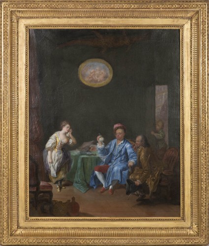 Cagliostro faisant apparaître un Homoncule, de Pierre Alexandre Wille