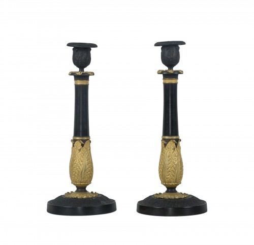 Pair Of Restoration Period Candlesticks