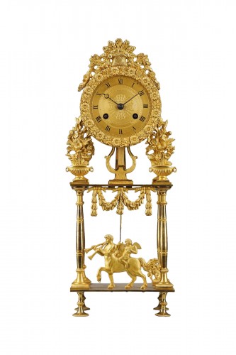 Directoire period portico clock