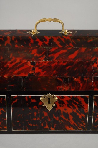 Flemish tortoiseshell chest, late 17th century - Objects of Vertu Style Louis XIV