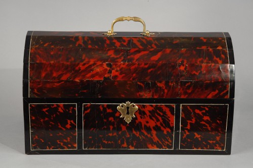 17th century - Flemish tortoiseshell chest, late 17th century