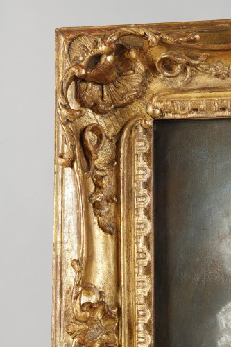 Pastel representing a young man signed François-Hubert Drouais (1727-1775) - Louis XV